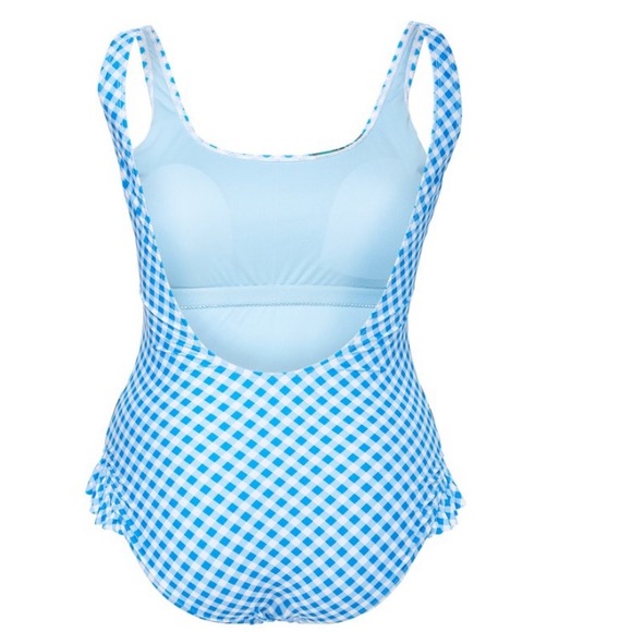 Juicy Couture Pink Label Blue Check Banana Ruffle - Picture 2 of 4